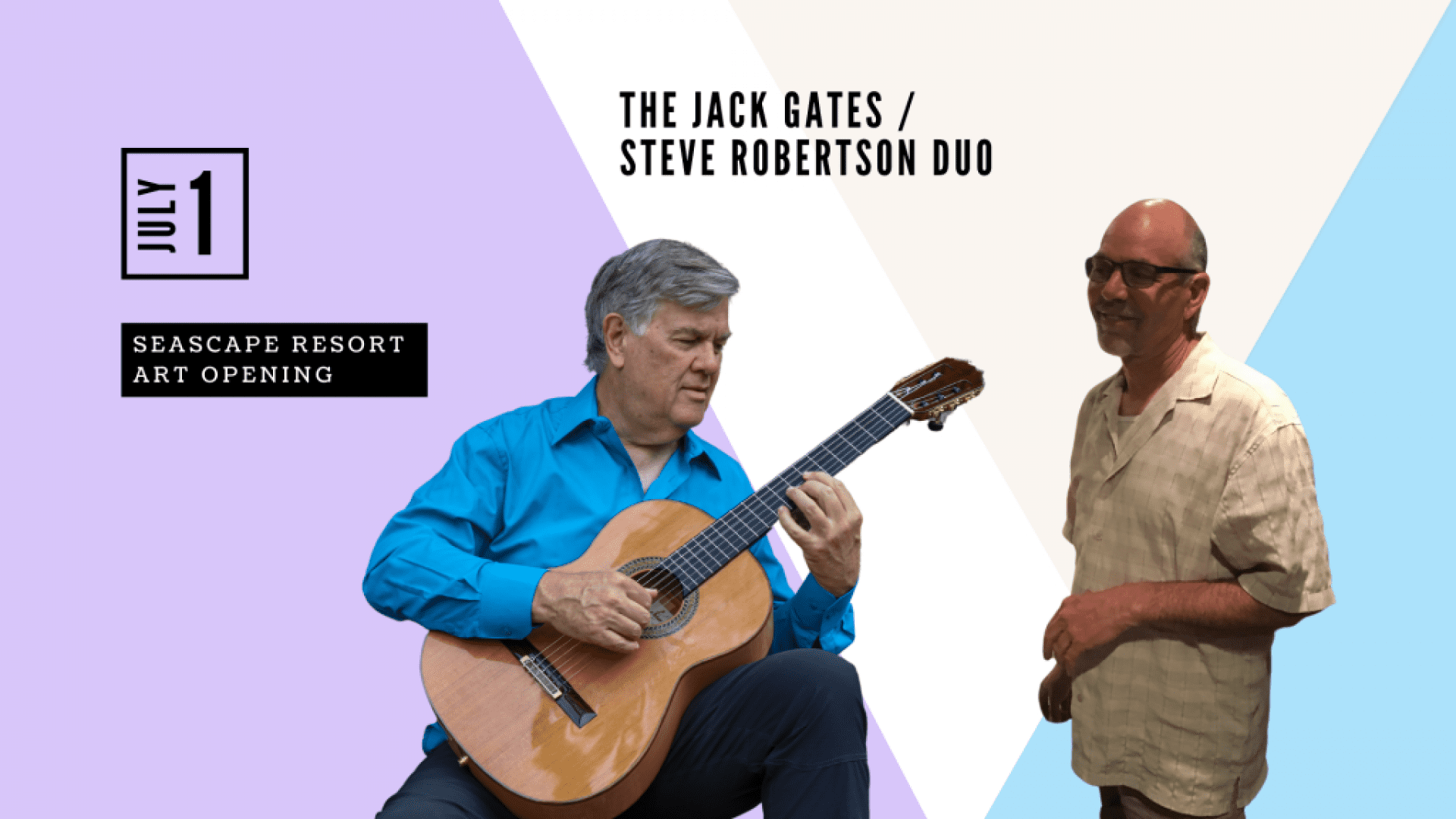 Jack GAtes and Steve Robertson musicians